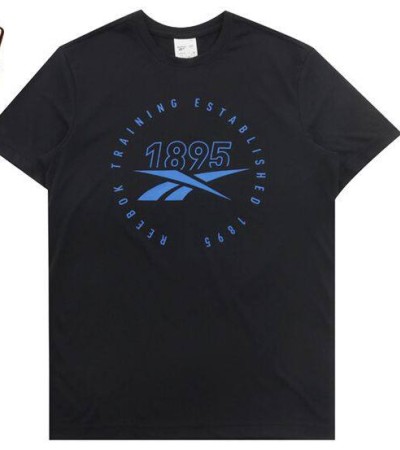 锐步男式经典健身训练休闲运动棉短袖T恤 锐步男式经典健身训练休闲运动棉短袖T恤